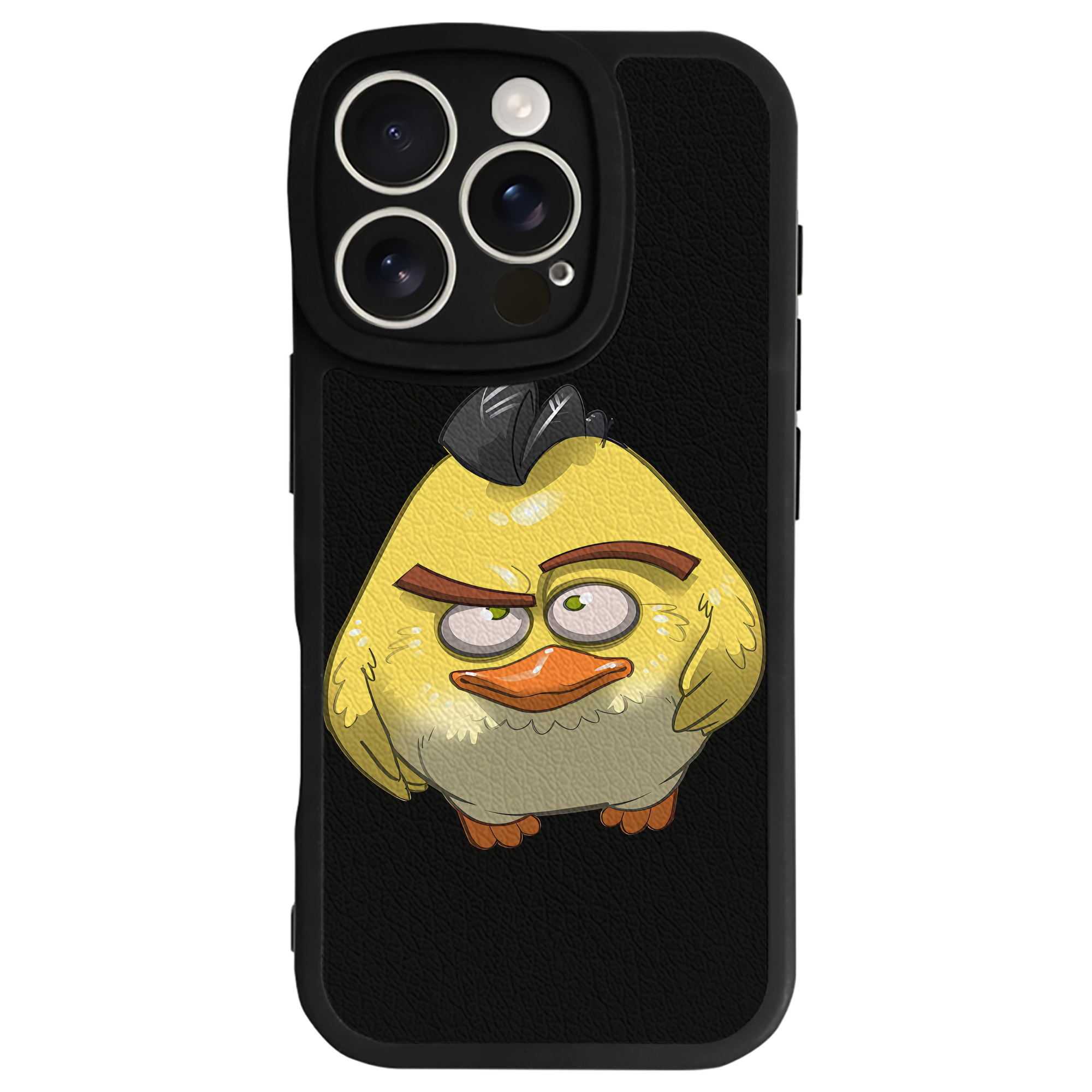 （画像用） Angry Birds アングリーバード 【iPhone 16シリーズ対応】シリコンスマホケース（レザー調） 材質：シリコン